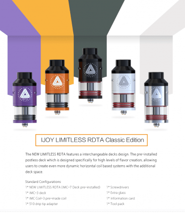 Бакодрипка iJoy RDTA Classic