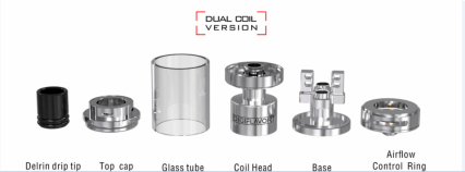 Атомайзер Digiflavor Fugi GTA Dual Coil