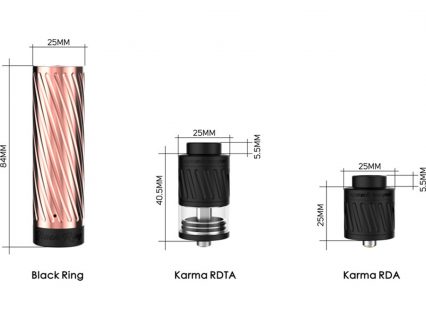 Мех мод с атом. Geek Vape Karma RDTA Kit