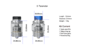 Бак VANDY VAPE Kylin MINI RTA 24mm