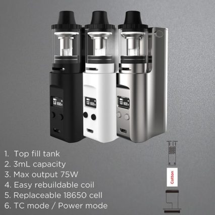Парогенератор Juppi KangerTech Kit 75W