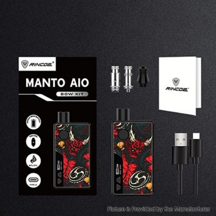 POD-система Rincoe Manto Aio 80W ( Carbon Black )