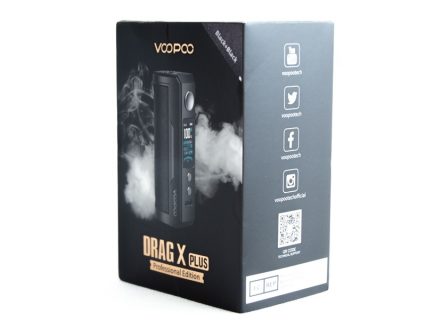 Бокс-мод Voopoo DRAG X Plus Professional Edition ( Silver + Blue)