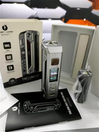 Бокс-мод Lost Vape Thelema Solo 100W ( Silver Mineral Green)