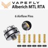 Клиромайзер Vapefly Alberich MTL RTA 4мл (Black)