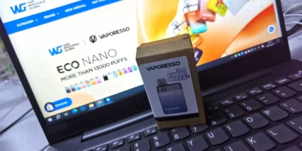 Вейп Vaporesso ECO NANO Kit 6 ml (Metal Edition Phantom Blue)