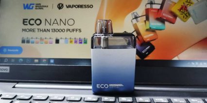 Вейп Vaporesso ECO NANO Kit 6 ml (Metal Edition Phantom Blue)