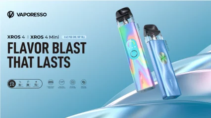 Вейп Vaporesso XROS 4 Mini 1000 mAh ( Синий ) Ice Blue