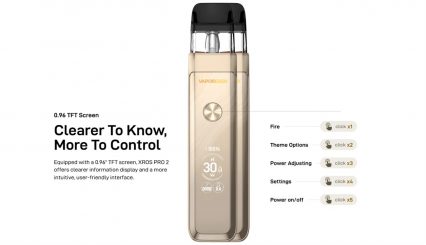 Pod-система Vaporesso XROS PRO 2 (Glittering Gold)